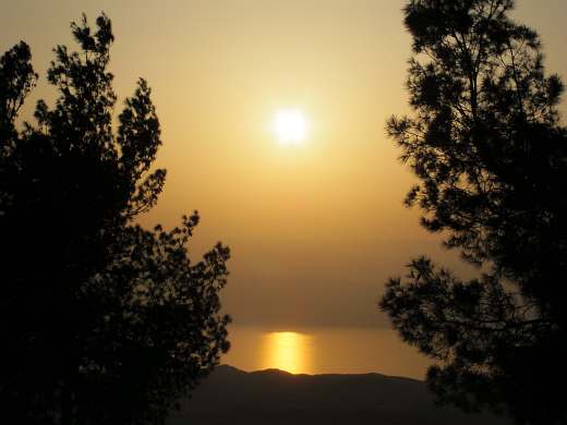 Foto 030 Sonnenuntergang bei der Erlebnisreise in Jordanien