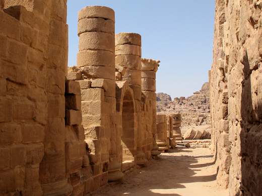Foto 050 Abenteuererlebnisreise, Groer Tempel in Petra