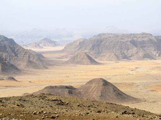 Foto 060 Wstenlandschaft bei Wadi Rum, Erlebnisreise