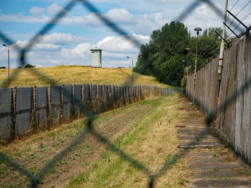 Iron Curtain Trail und Grünes Band, Foto 51, Ehemalige Grenzsicherung