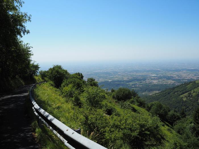 MTB Transalp vom Allgäu nach Venedig, Ausblicke fast bis zum Meer