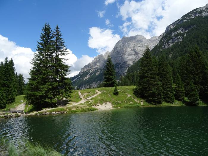 MTB Transalp vom Allgäu zum und um den Gardasee, Lago di Valagola