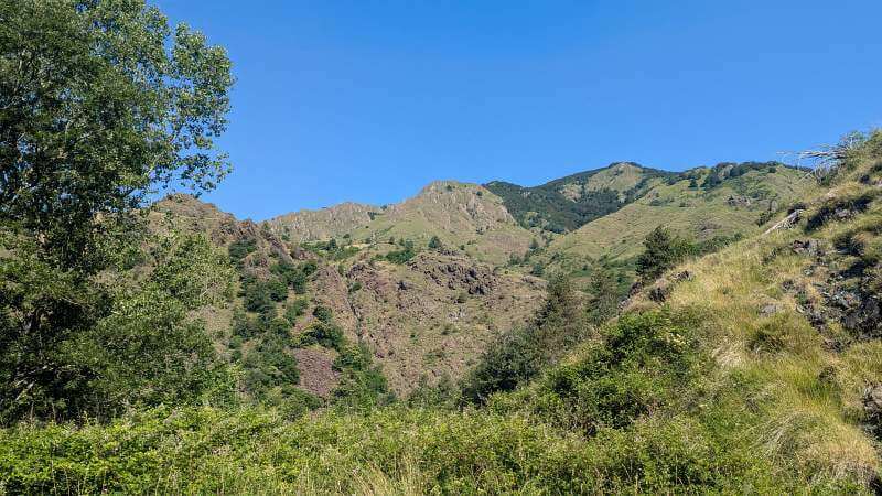 MTB Ligurien 2026 - Blick in die Berge