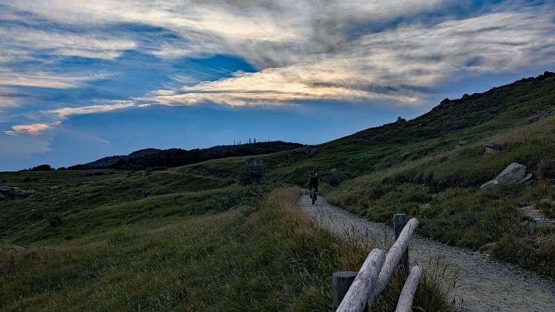 MTB Ligurien 2026 - Kurz vor dem Rifugio Prato Rotondo