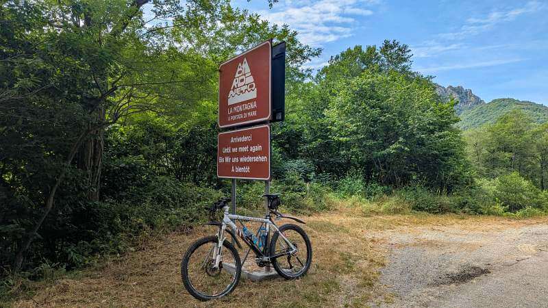 MTB Ligurien 2026 - La Montagna - A Portada die Mare. Arrivederci.