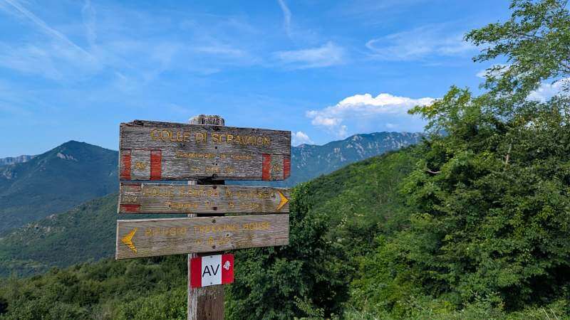 MTB Ligurien 2026 - Colle di Scravaion, 814 m