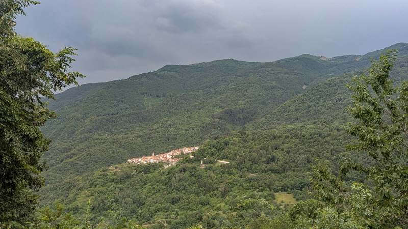 MTB Ligurien 2026 - Mendatica, unser Tagesziel