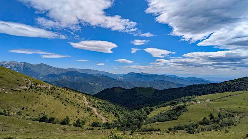 MTB Ligurien 2026 - Panorama am Colle di Garezzo