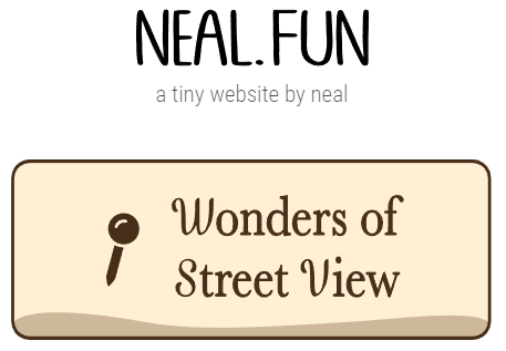 Linkempfehlung Neal Fun - Wonders of Street View