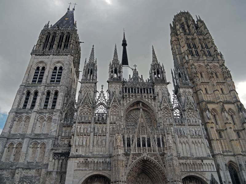 Frankreich, Bretagne Reise, Foto 74, Rouen Kathedrale