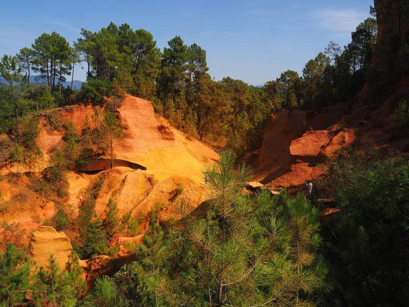 Frankreich, Provence Rundreise, Sentier des Ocres bei Roussillon, Foto 044