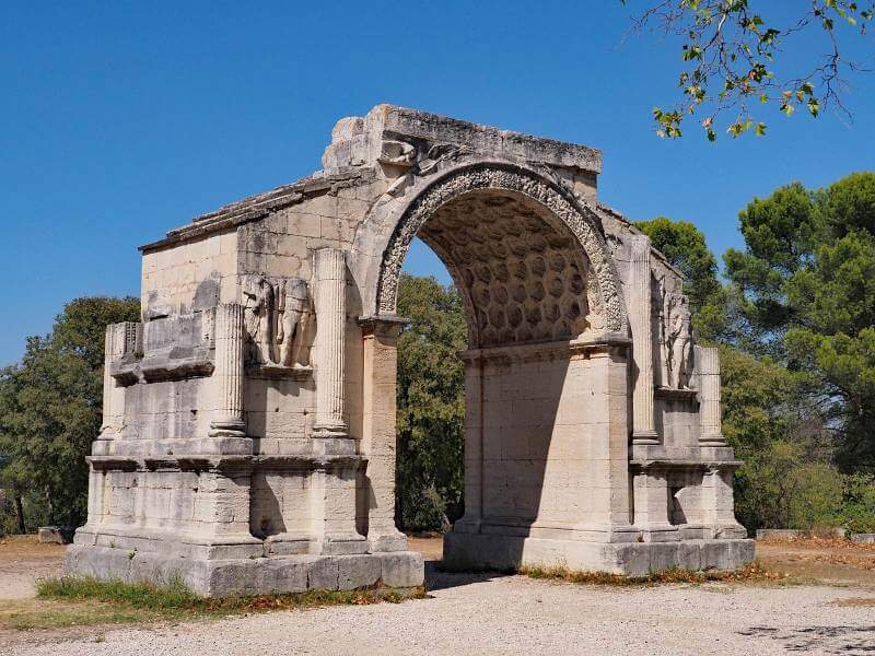 Frankreich, Provence Rundreise, Glanum, Arc de triomphe, Foto 061