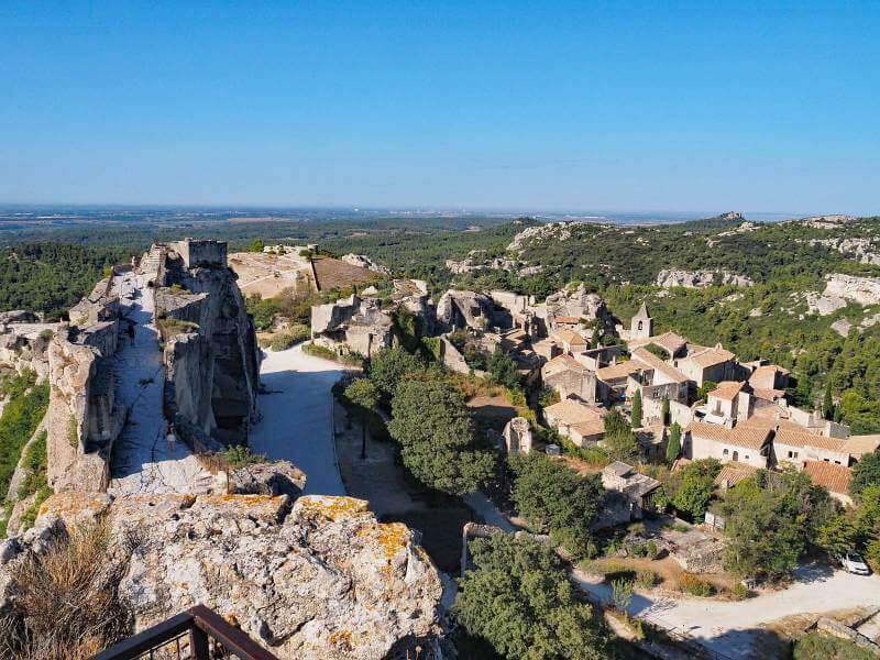 Frankreich, Provence Rundreise, Burgruine und Dorf Les Baux, Foto 066