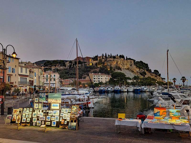 Frankreich, Provence Rundreise, Cassis in der Dämmerung, Foto 081