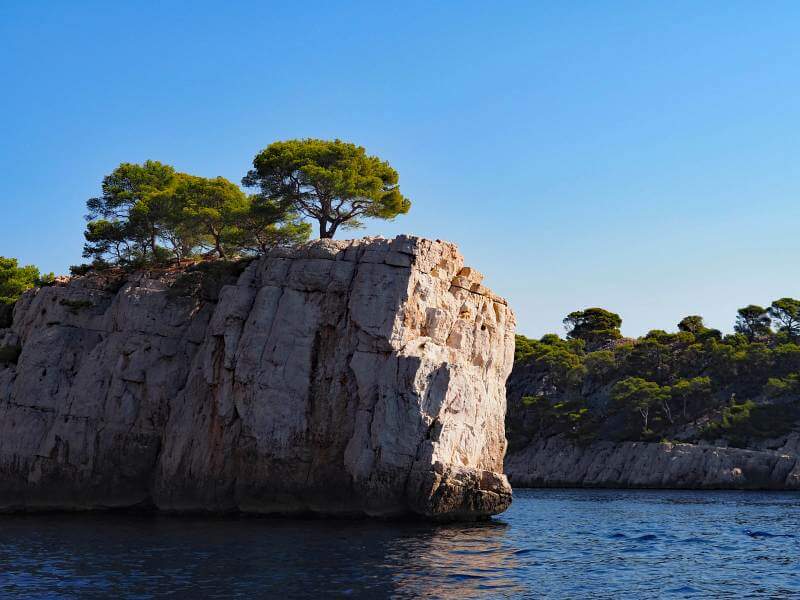 Frankreich, Provence Rundreise, Klippen im Nationalpark des Calanques, Foto 084