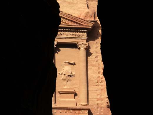 Foto 043 Abenteuerreise zum Schatzhaus von Petra, Al-Khazneh