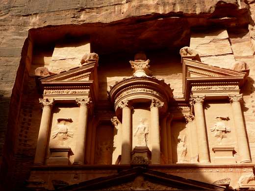 Foto 044 Erlebnisreise zum Schatzhaus von Petra, Al-Khazneh