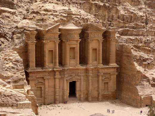 Foto 055 Jordanien Reisen, Kloster Ed Deir in Petra