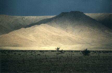Foto Namibia, Lichtspiele in der Landschaft